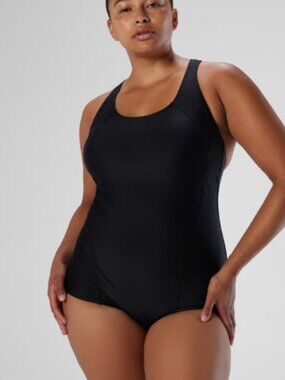 Conservative Cut Women's Moderate Ultraback PowerFLEX One Piece Black